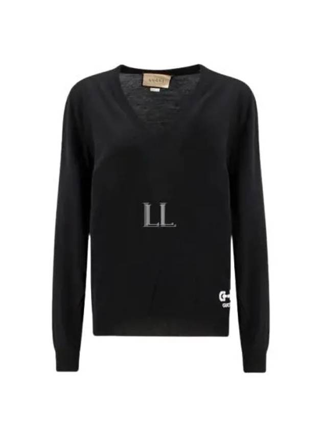 Women's Horsebit Knit Top Black - GUCCI - BALAAN 2