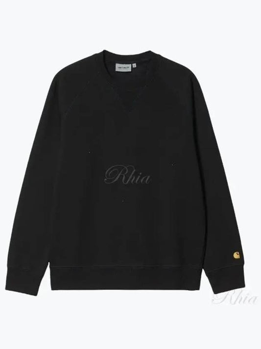 Chase Crew Neck Sweatshirt Black - CARHARTT WIP - BALAAN 2