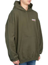 Political Campaign Large Fit Hoodie Green - BALENCIAGA - BALAAN 4