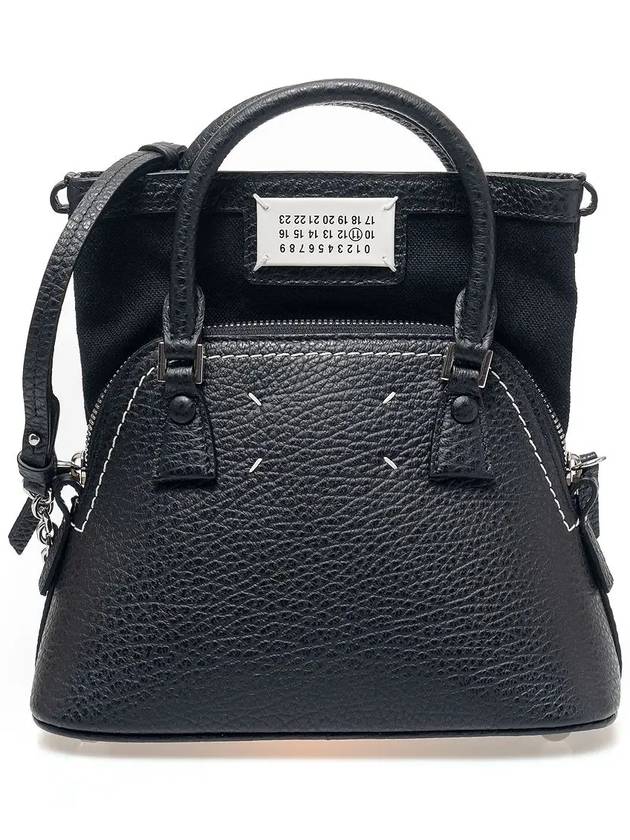 5AC Classique Micro Tote Bag Black - MAISON MARGIELA - BALAAN 3