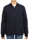 Elea Quilting Zip-Up Jacket Navy - A.P.C. - BALAAN 4