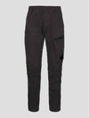 Lens Wappen Stretch Band Straight Pants Grey - CP COMPANY - BALAAN 2