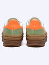 Gazelle Bold Green Orange IH7495 Women's Height-elevating Sneakers High Heel Sneakers - ADIDAS - BALAAN 6