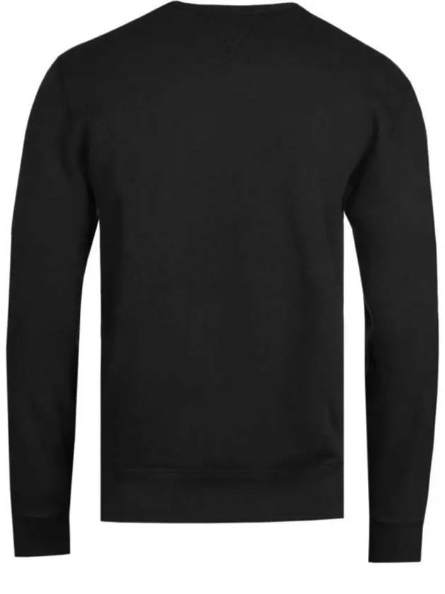 Embroidered Logo Pony Crew Neck Sweatshirt Black - POLO RALPH LAUREN - BALAAN 4