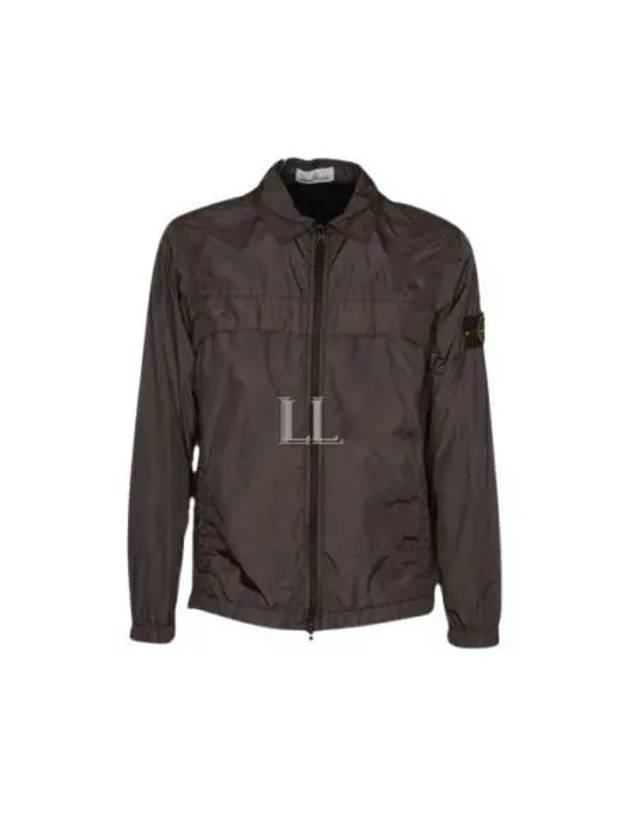 Garment Dyed Crinkle Reps R-NY Jacket Brown - STONE ISLAND - BALAAN 2