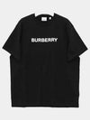 Logo Print Cotton Short Sleeve T-Shirt Black - BURBERRY - BALAAN 2