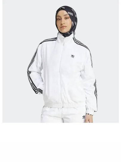 3 Stripe Woven Track Jacket White - ADIDAS - BALAAN 2