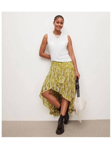 Seulbina Oniyuri Skirt WS053W 9 Light Yellow - ALLSAINTS - BALAAN 1