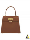 Iconic Calfskin Tote Bag Brown - SALVATORE FERRAGAMO - BALAAN 2