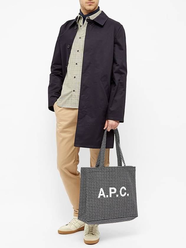 Ville Cotton Gavardin Single Coat Navy - A.P.C. - BALAAN 6