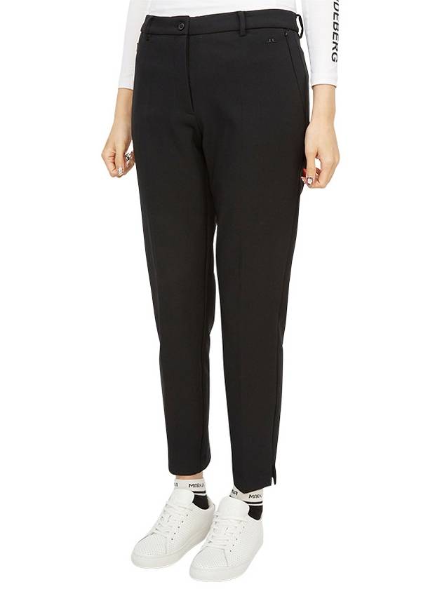 Lei Bonded Fleece Pants Black - J.LINDEBERG - BALAAN 3