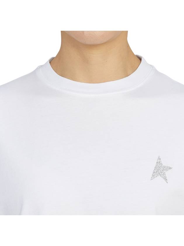 Star Printing Short Sleeve T-Shirt White - GOLDEN GOOSE - BALAAN 7