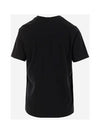 logo short sleeve t-shirt black - BURBERRY - BALAAN 3