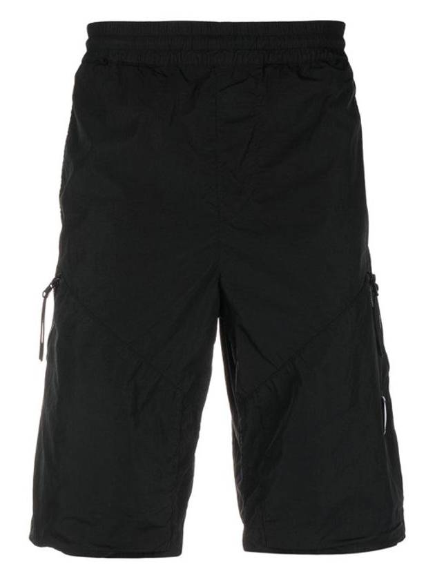 Chrome R Multi-Pocket Bermuda Shorts Black - CP COMPANY - BALAAN 1