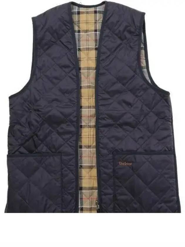 Quilted Waistcoat Zip In Liner Vest Navy - BARBOUR - BALAAN 2