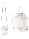 5AC Number Logo Texture Leather Bucket Bag Ivory - MAISON MARGIELA - BALAAN 2