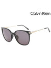 Eyewear Square Sunglasses Grey Black - CALVIN KLEIN - BALAAN 3