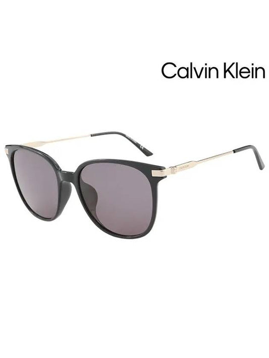 Eyewear Square Sunglasses Black Gray - CALVIN KLEIN - BALAAN 2