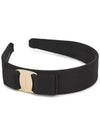 Vara Bow Hairband Black - SALVATORE FERRAGAMO - BALAAN 4