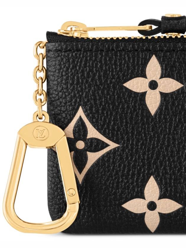 Monogram Empreinte Key Pouch Bag Black - LOUIS VUITTON - BALAAN 5