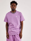 Sportswear Club Short Sleeve T-Shirt Purple - NIKE - BALAAN 2