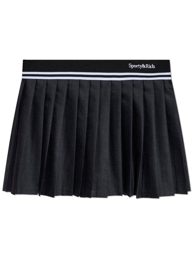 Sporty & Rich Pleated Skirt, Women's, Black - SPORTY & RICH - BALAAN 1