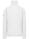 Shadow Project Wool Turtleneck White - STONE ISLAND - BALAAN 5