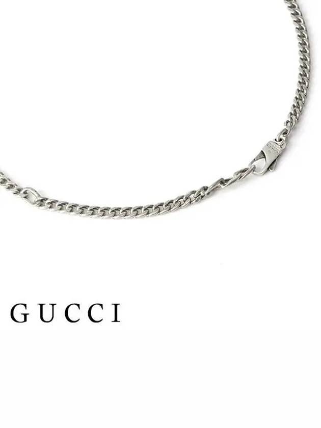 Enamel Pendant Necklace Silver YBB678714001 - GUCCI - BALAAN 5