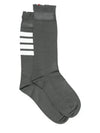 4 Bar Stripe Socks Medium Gray - THOM BROWNE - BALAAN 3