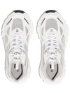 Marathon Runner Low Top Sneakers White Silver - AXEL ARIGATO - BALAAN 5