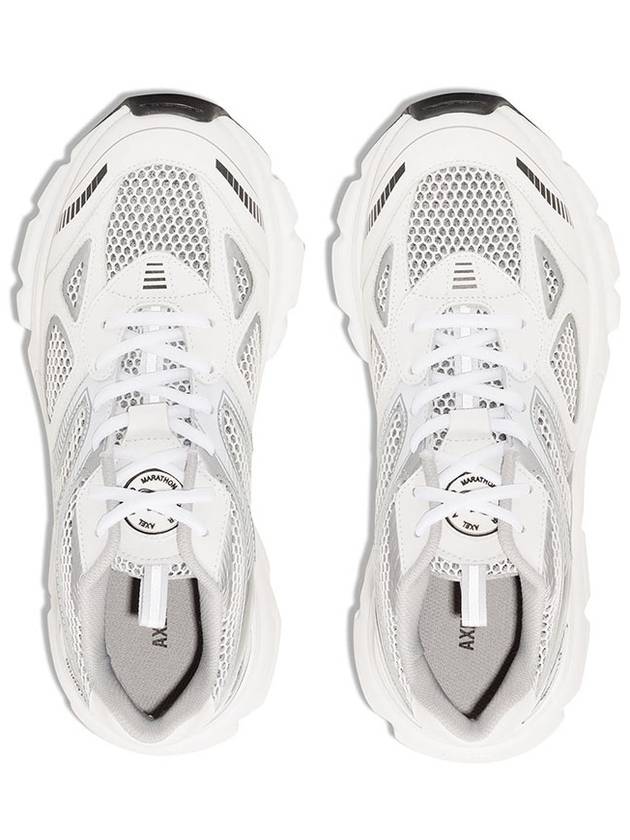 Marathon Runner Low Top Sneakers White Silver - AXEL ARIGATO - BALAAN 5