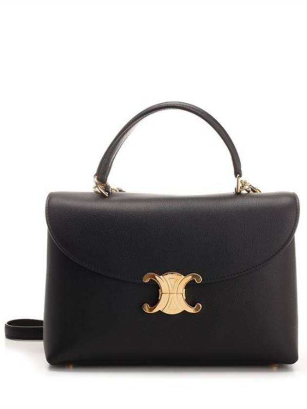 Medium Nino Supple Calfskin Cross Bag Black - CELINE - BALAAN 2