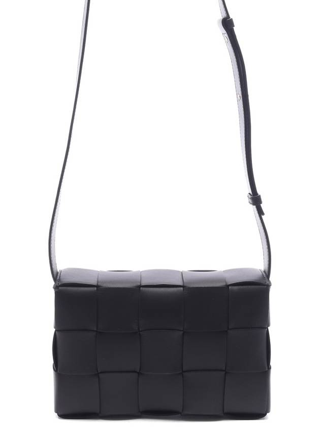 Intrecciato Cassette Cross Bag Black - BOTTEGA VENETA - BALAAN 5