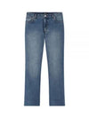 Women's Sailor Crop Straight Jeans Blue - A.P.C. - BALAAN.