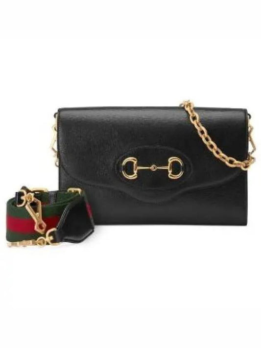 Horsebit 1955 Small Shoulder Bag Black - GUCCI - BALAAN 2