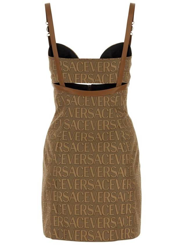 short dress 1011233 1A033152N740 Brown - VERSACE - BALAAN 3