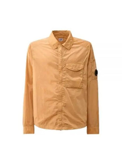 Chrome-R Pocket Over Long Sleeve Shirt Orange - CP COMPANY - BALAAN 2