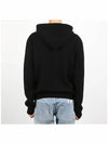 Triomphe Wool Zip-Up Hoodie Black - CELINE - BALAAN 5