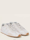 Bleached Nappa Leather Low Top Sneakers White - MIU MIU - BALAAN 3