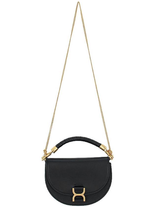 Marcie Chain Flap Shoulder Bag Black - CHLOE - BALAAN 4