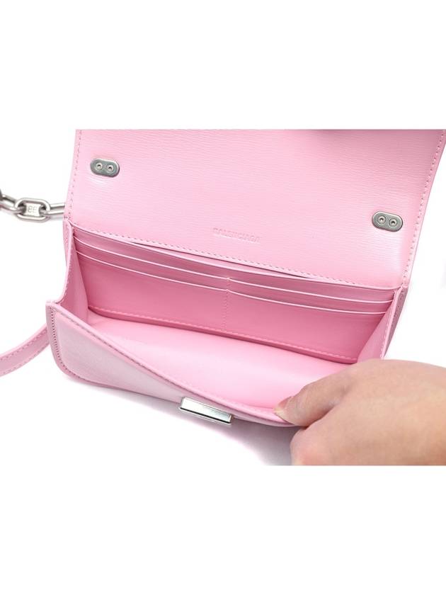 Gossip BB Logo Chain XS Shoulder Bag Pink - BALENCIAGA - BALAAN 7