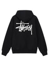 Basic Hood Black 2023 2024 Men - STUSSY - BALAAN 1