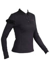 Golf Wear Frill Sleeve T-shirts Black - J JANE - BALAAN 3