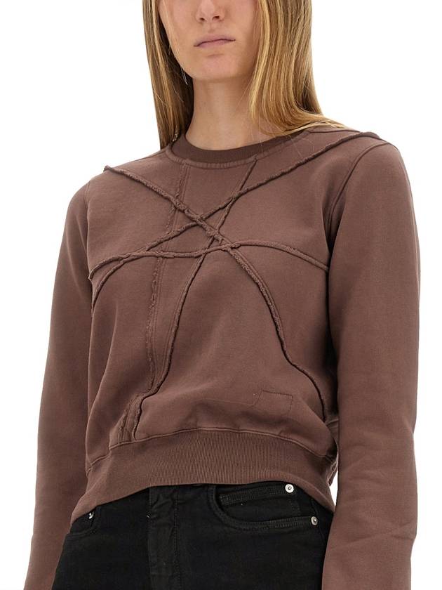 CROPPED SWEATSHIRT - RICK OWENS - BALAAN 4