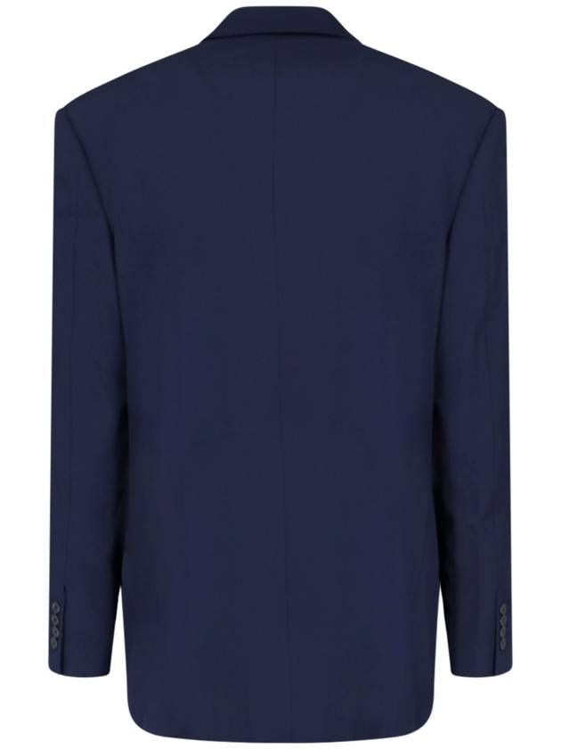 Regular Tailored Jacket Navy - BALENCIAGA - BALAAN 4