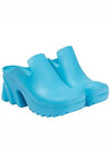 Rubber Flash Platform Sandal Heels Blue - BOTTEGA VENETA - BALAAN 2