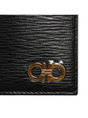 Revival Gancini Half Wallet Black - SALVATORE FERRAGAMO - BALAAN 10