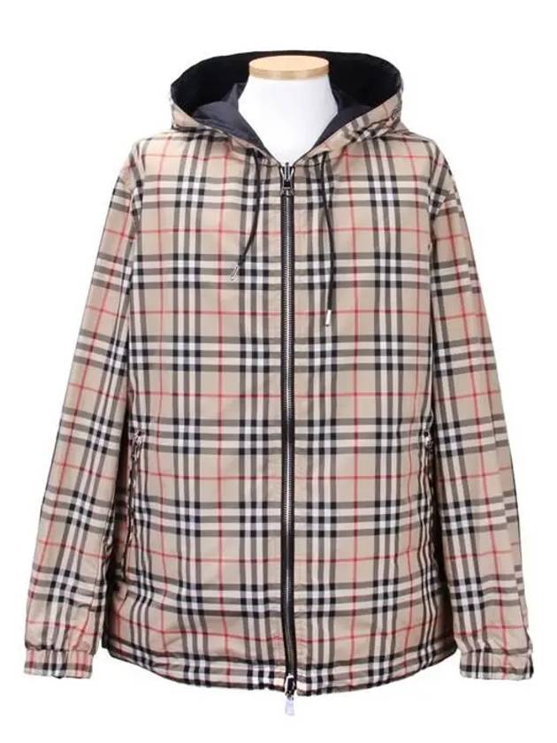 Reversible Vintage Check Hooded Jacket Archive Beige - BURBERRY - BALAAN 2