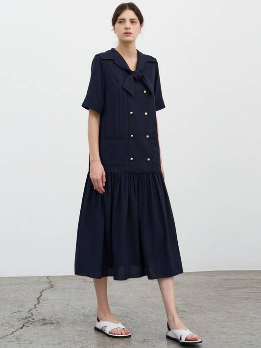 Sailor flare dress_navy - MITTE - BALAAN 2