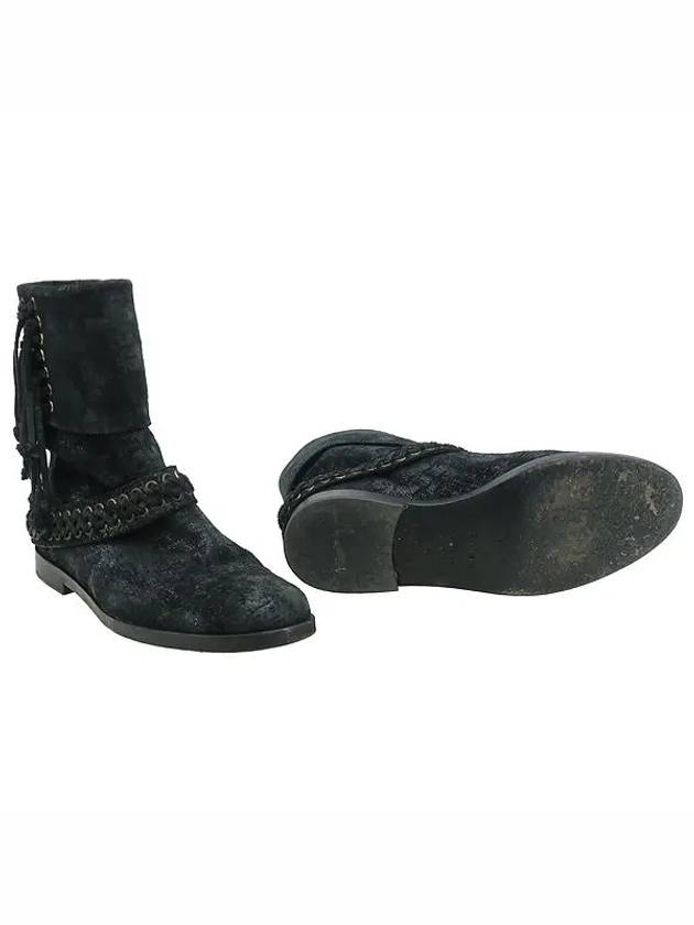 Smith Market used luxury goods black color boots women s shoes - BALMAIN - BALAAN 2